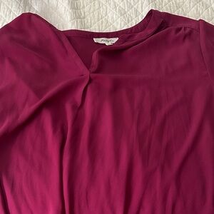 Women's Blouse in Rich Pink